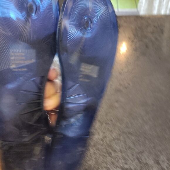 INC International Concepts Women's Glittery Blue Sandals - Picture 6 of 6